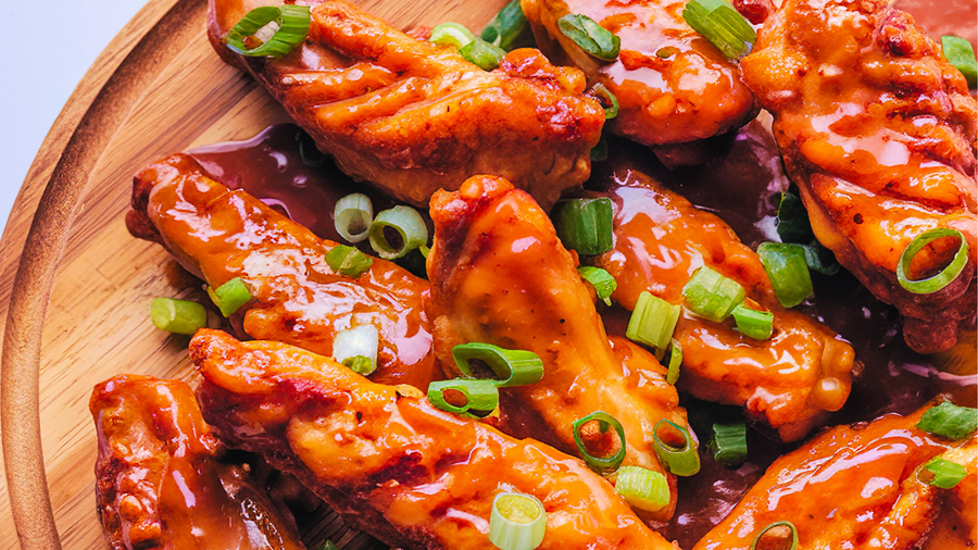 BARBERRY SAFFRON OVEN-ROASTED CHICKEN WINGS . NO SUGAR