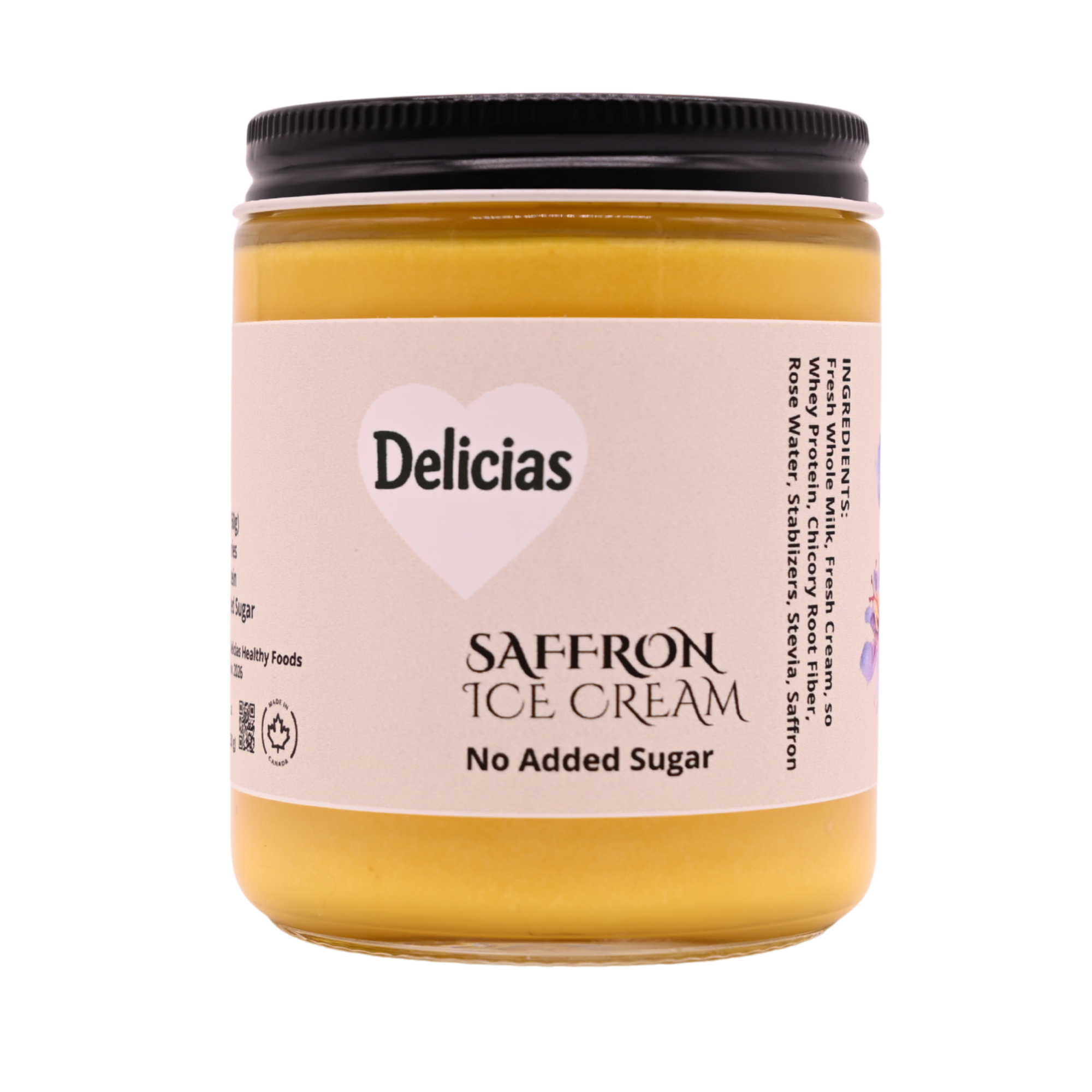 Saffron Rose Ice cream