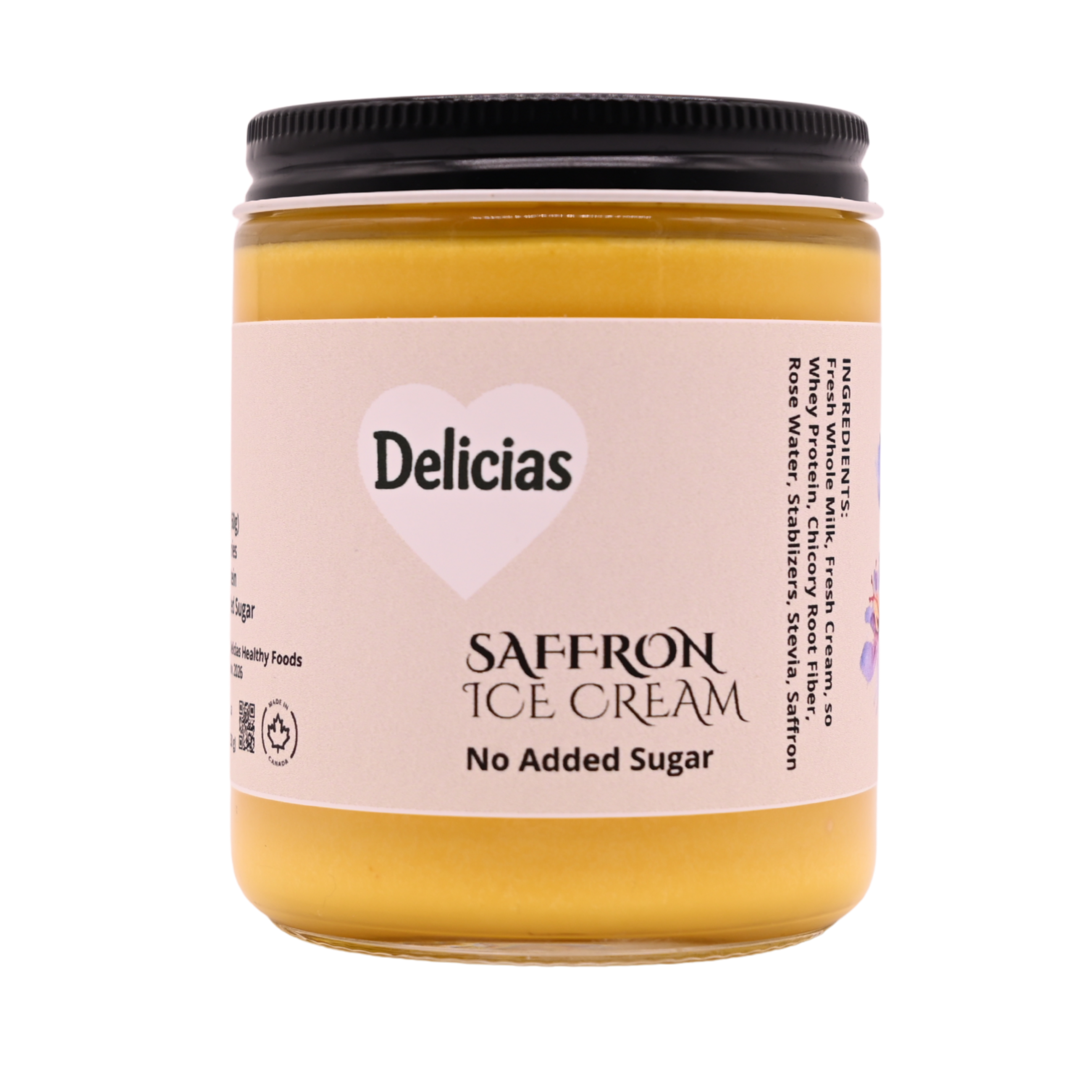 Saffron Rose Ice cream