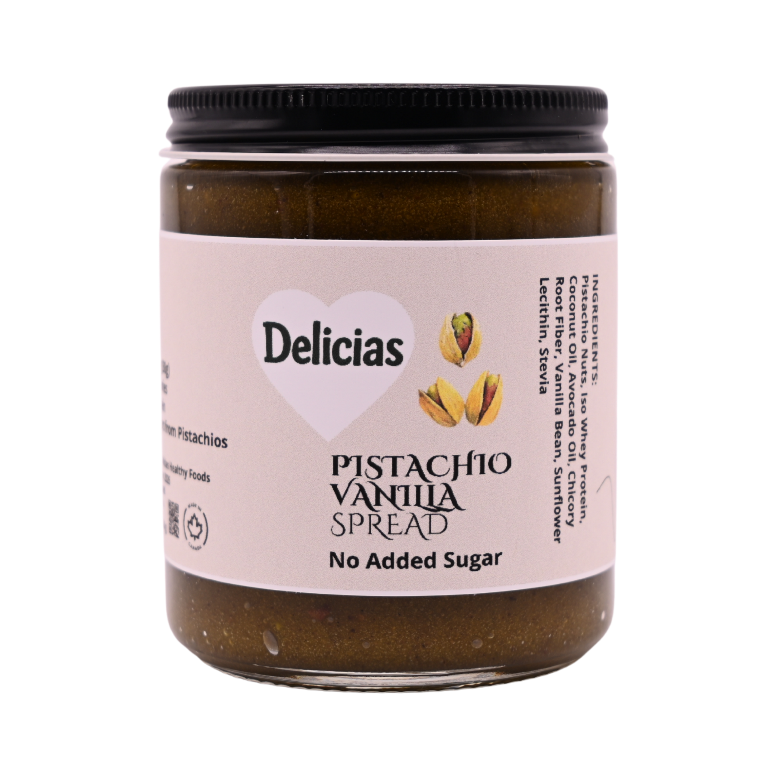 Pistachio Vanilla Spread . Crafted with California Pistachios