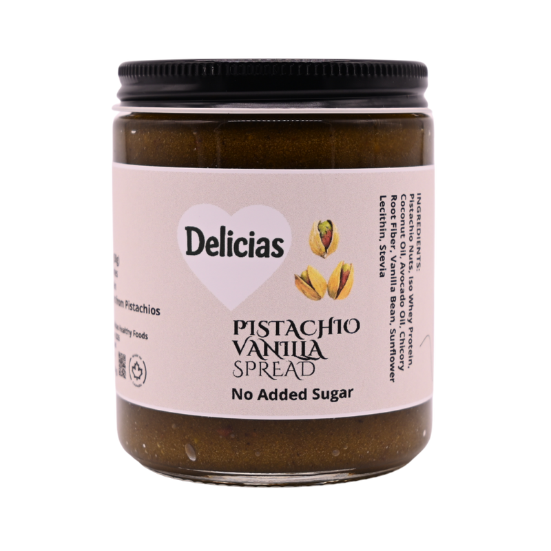 Pistachio Vanilla Spread . Crafted with California Pistachios