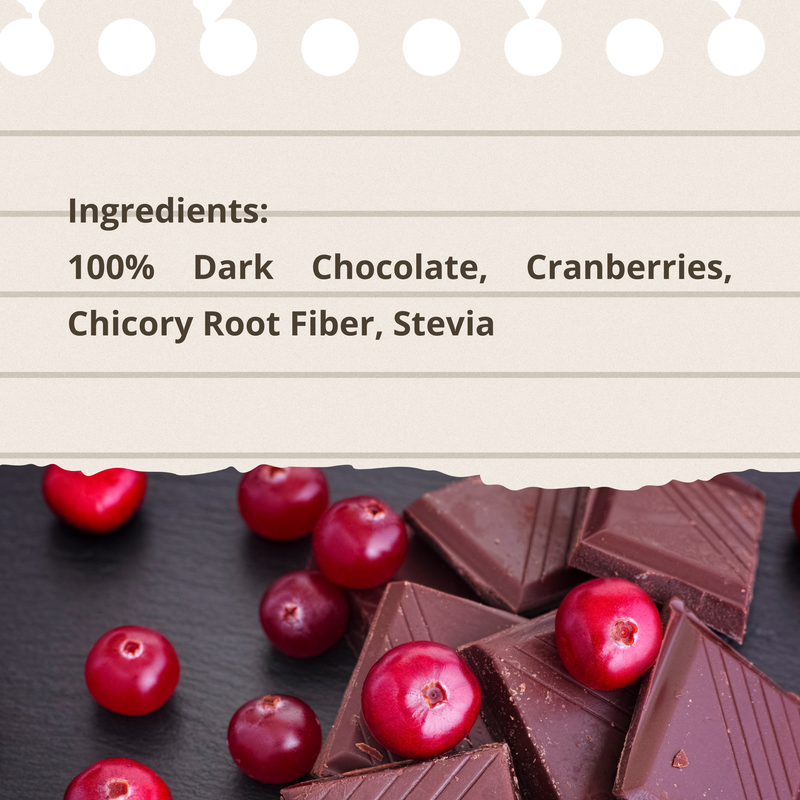 Dark Chocolate Cranberry Truffles