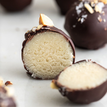 Dark Chocolate Marzipan Balls