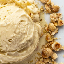 Hazelnut Ice cream . Made with Ontario Hazelnuts