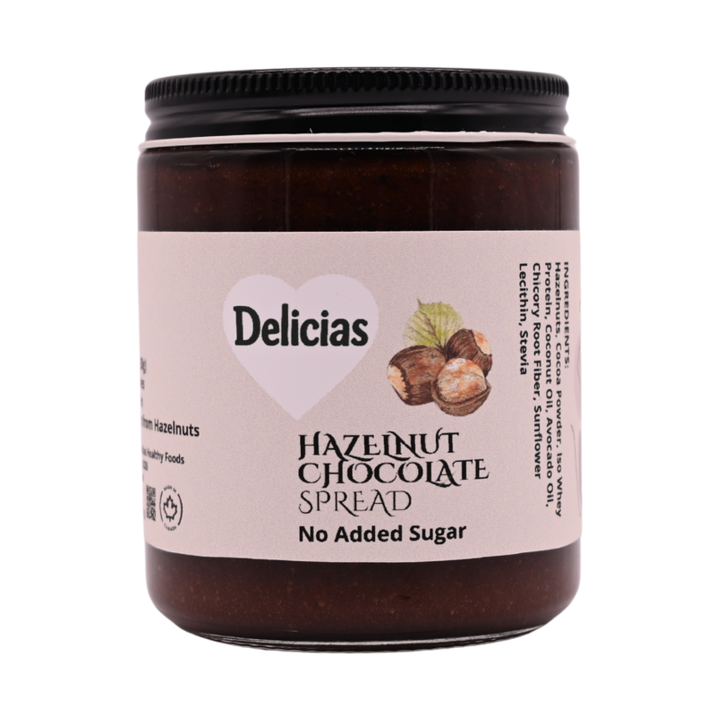 Hazelnut Chocolate Spread . Made with Ontario Hazelnuts