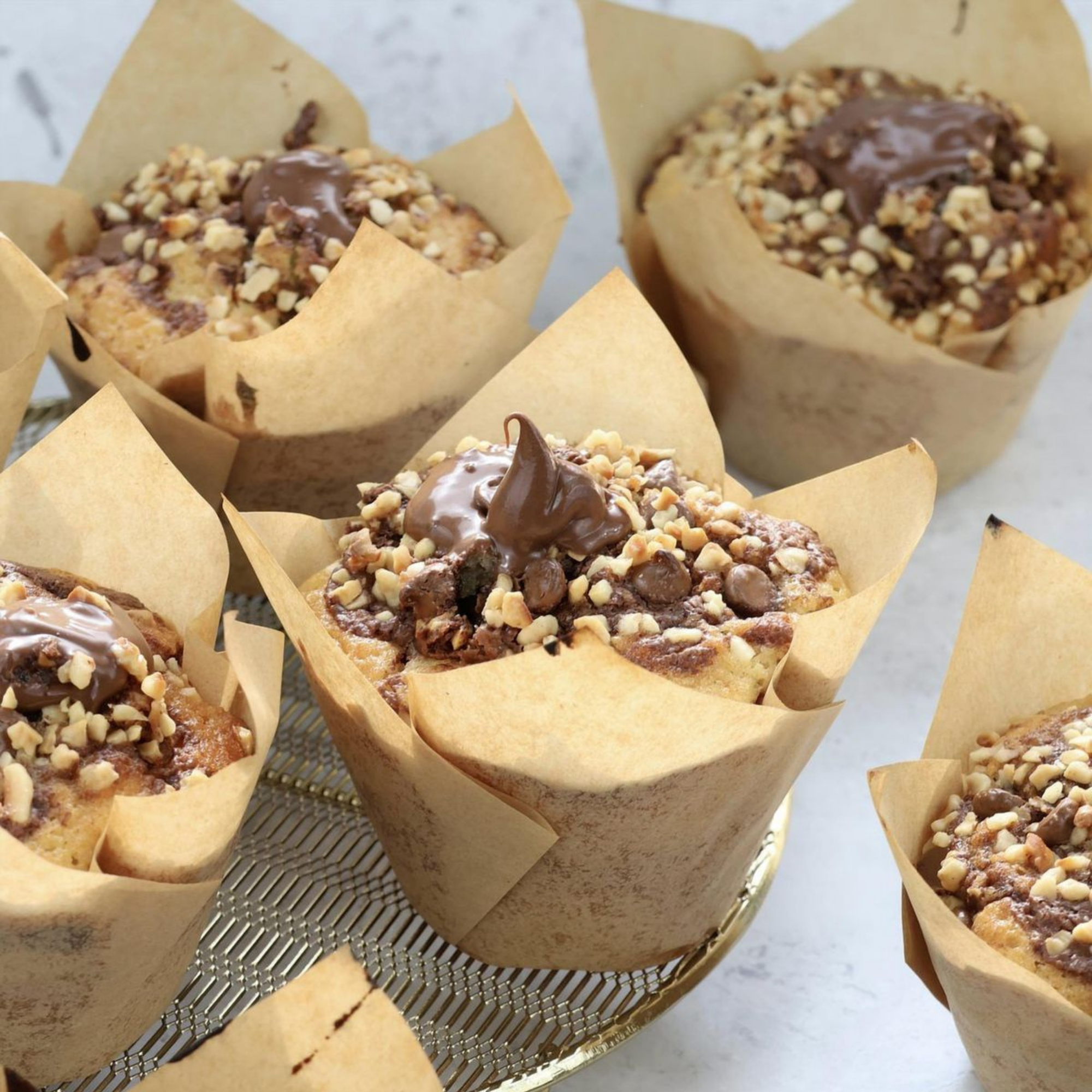 Hazelnut Muffins . Made with Ontario Hazelnuts