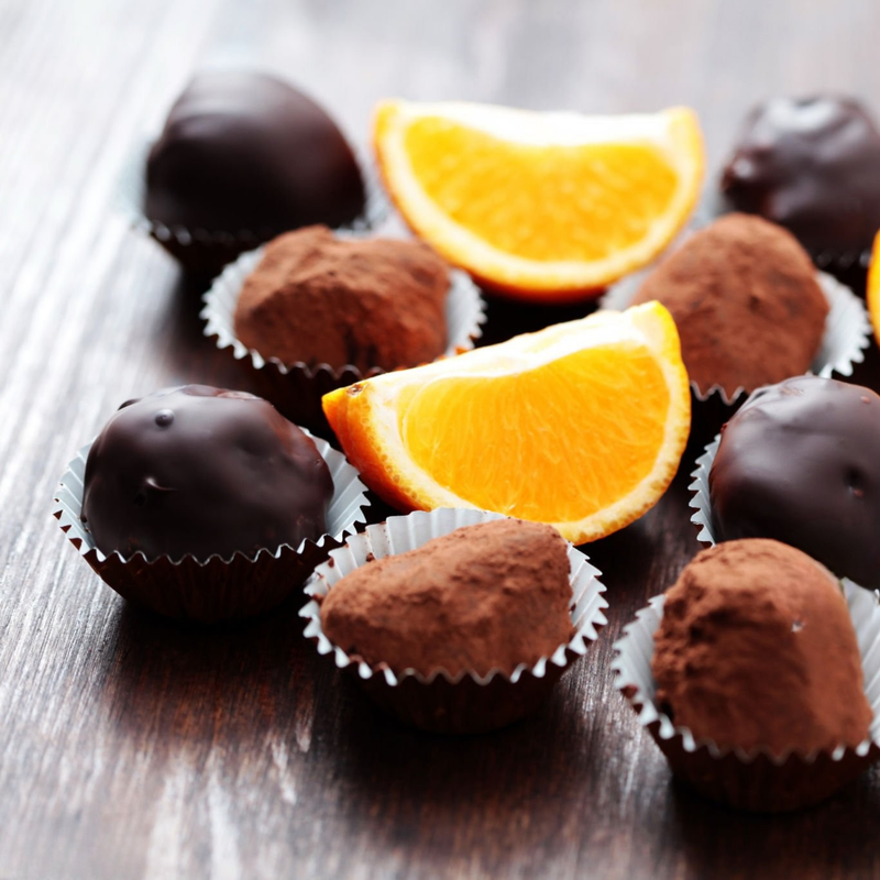 Dark Chocolate Orange Truffles