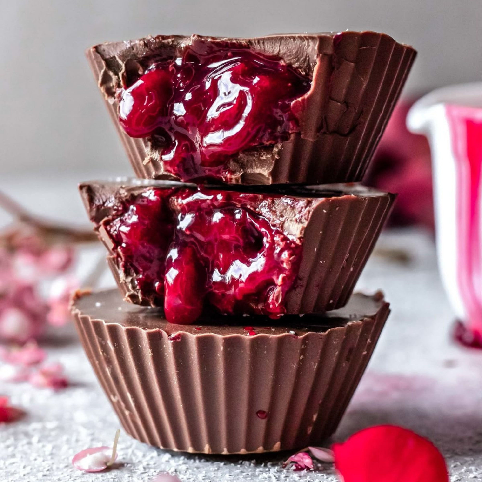 Dark Chocolate Cranberry Truffles