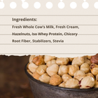 Hazelnut Ice cream . Made with Ontario Hazelnuts