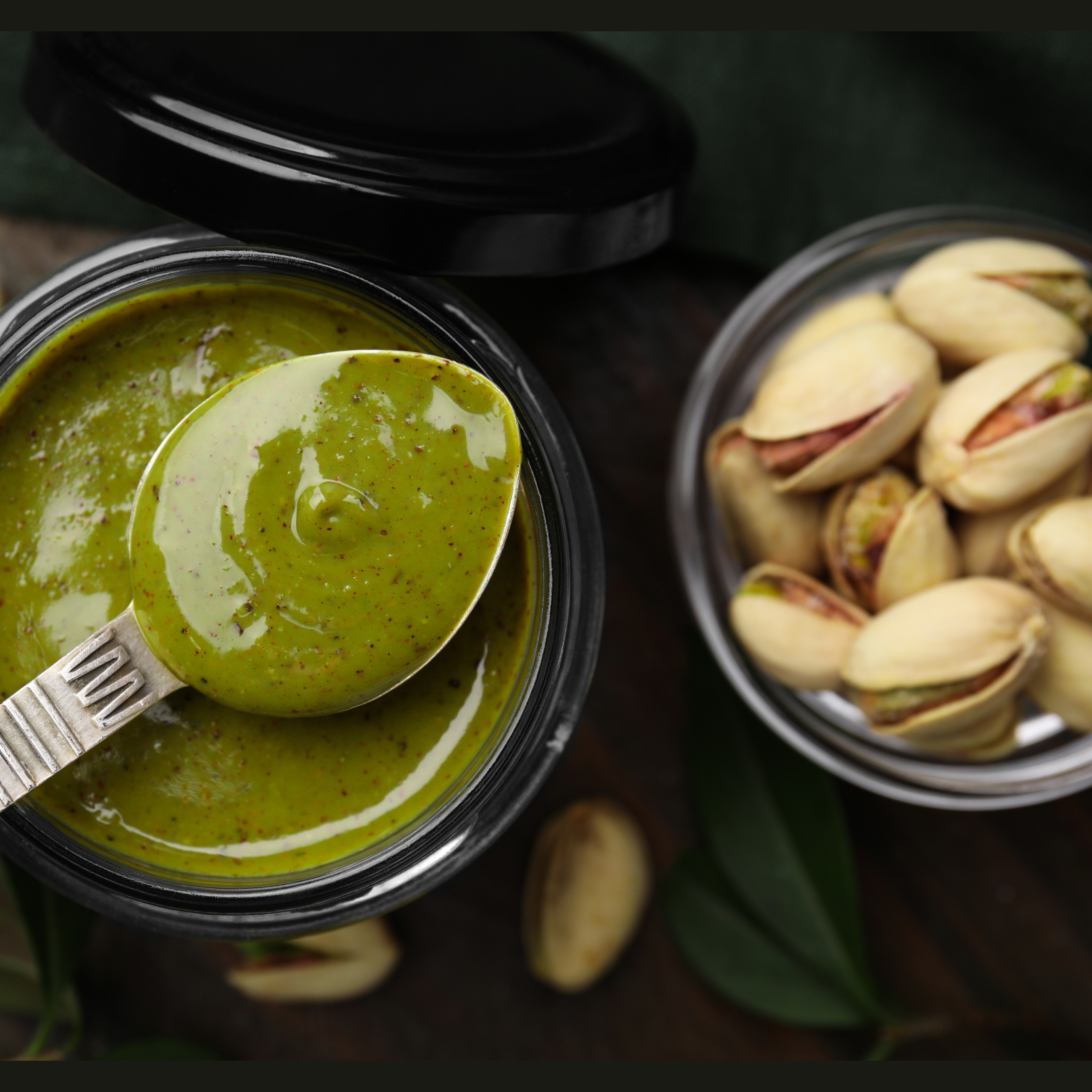 Pistachio Vanilla Spread . Crafted with California Pistachios